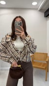 KAHVE 3117 ATLETLİ GÖMLEK 