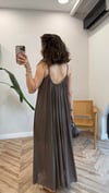 KAHVE 3173 ASKILI ELBİSE
