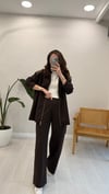 KAHVE 3215 GARNİ DETAY TAKIM 