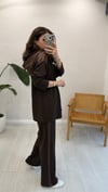 KAHVE 3215 GARNİ DETAY TAKIM 