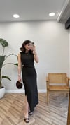 KAHVE 3269 TOKALI ELBİSE 