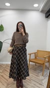 KAHVE 3365 EKOSE KEMERLİ ETEK 