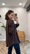 KAHVE 34177 TENCEL GÖMLEK 