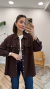 KAHVE 34177 TENCEL GÖMLEK 