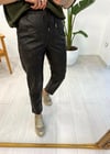 KAHVE 3540 DERİ PANTOLON 