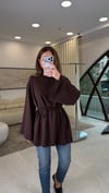KAHVE 3550 BEL BAĞLAMLI TUNİK 