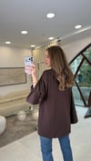 KAHVE 3550 BEL BAĞLAMLI TUNİK 