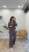 KAHVE 4025 FERMUARLI PANTOLON TAKIM 