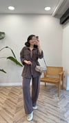 KAHVE 4025 FERMUARLI PANTOLON TAKIM 