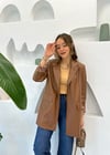 KAHVE 4033 DERİ CEKET 
