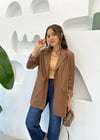 KAHVE 4033 DERİ CEKET 