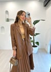 KAHVE 4033 DERİ CEKET 