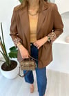 KAHVE 4033 DERİ CEKET 