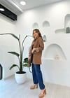 KAHVE 4033 DERİ CEKET 