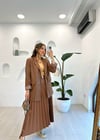 KAHVE 4033 DERİ CEKET 