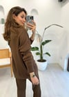 KAHVE 40624 TRİKO TAKIM 