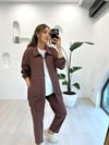KAHVE 4165 GABARDİN TAKIM