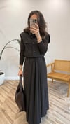 KAHVE 4364 YELEK ELBİSE 