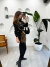 KAHVE 4663 KÜRKLÜ LEOPAR KAP