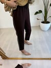 KAHVE 4682 SHİNY COMFORT PANTOLON