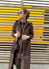 KAHVE 4829 DERİ DETAY KAP 