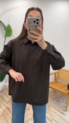 KAHVE 4943 POPLİN GÖMLEK 