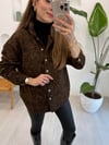 KAHVE 50746 OVERSİZE CEKET 