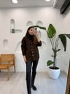 KAHVE 50746 OVERSİZE CEKET 