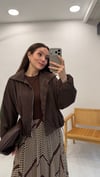 KAHVE 5117 DİK YAKA CEKET 