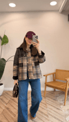 KAHVE 5127 EKOSE KAPÜŞONLU CEKET 
