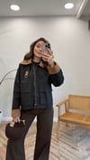 KAHVE 5303 KADİFE YAKA KISA TRENÇ 