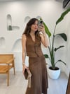 KAHVE 5414 SÜET YELEK 