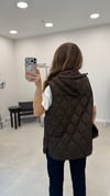 KAHVE 5423 ŞİŞME YELEK