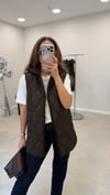 KAHVE 5423 ŞİŞME YELEK