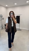KAHVE 5423 ŞİŞME YELEK