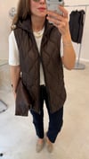 KAHVE 5423 ŞİŞME YELEK