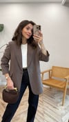 KAHVE 5537 MODAL BLAZER CEKET