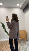KAHVE 5537 MODAL BLAZER CEKET