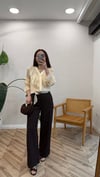 KAHVE 5655 FLARLI PANTOLON 