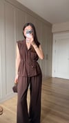 KAHVE 5712 BELİ BİYELİ TAKIM