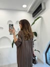KAHVE 5940 TENCEL PANTOLON TAKIM 