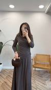 KAHVE 6023 ELBİSE