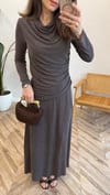 KAHVE 6023 ELBİSE