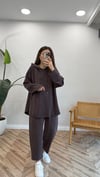 KAHVE 6072 PANTOLON TAKIM 