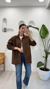 KAHVE 6125 KOT GÖMLEK 