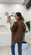 KAHVE 6125 KOT GÖMLEK 