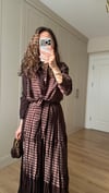 KAHVE 6136 ÖNDEN BAĞLAMALI GÖMLEK 