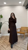 KAHVE 6147 YAKA DETAY ETEKİ TAKIM