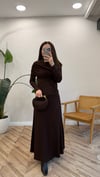 KAHVE 6147 YAKA DETAY ETEKİ TAKIM