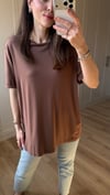 KAHVE 6161 BAMBU TİŞÖRT 
